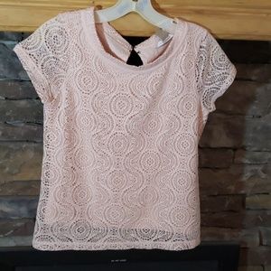 BANANA REPUBLIC LACE TOP SZ SP